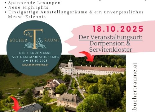 Bücherträume Infos, © Dorfpension Mariahilfberg Infos zur Veranstaltung