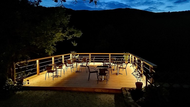 Terrasse lädt zum Verweilen ein, © Landsitz Oberhof