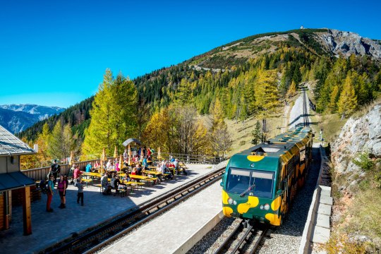 Schneebergbahn bei der Station Baumgartner, © NB-Zwickl